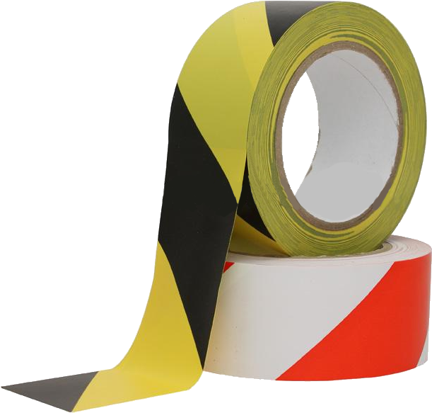 Hazard Warning / Floor Marking Tapes - Hazard (650x650), Png Download