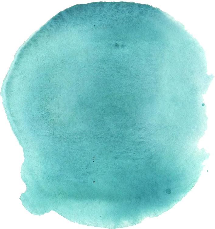 Free Download - Turquoise Watercolor Png (707x754), Png Download