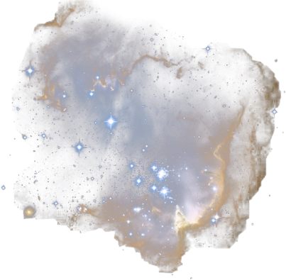 Transparent Gold Blue Stars Galaxy Sticker Freetoedit - Watercolor Paint (403x395), Png Download