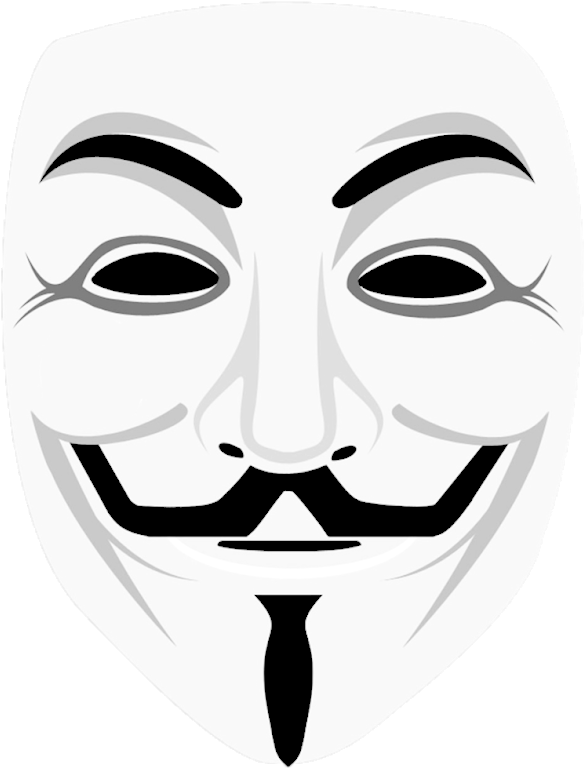 Anonymous - Anonymous Mask Png (706x800), Png Download