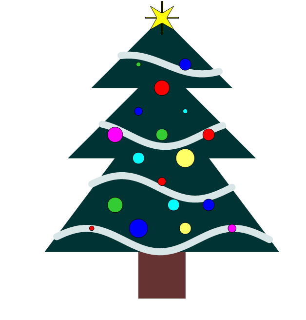 Happy Holidays From Golden Software Tree - Christmas Tree (628x656), Png Download