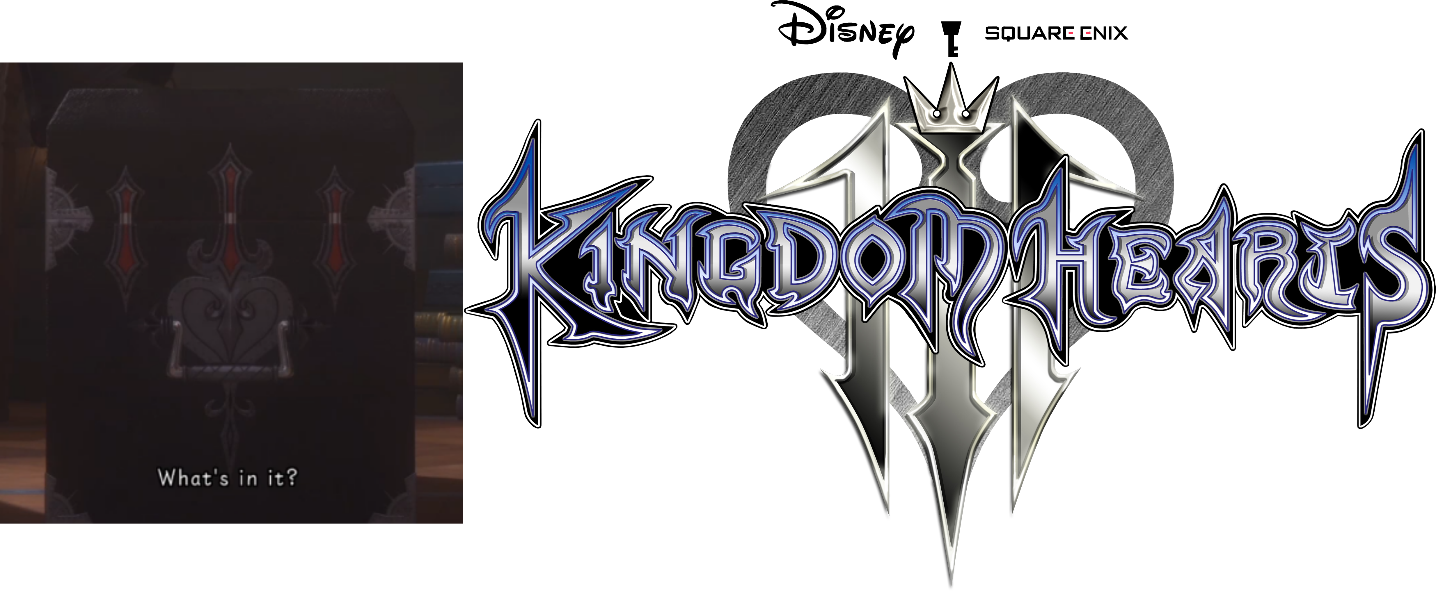 8] [media] The 3 Lines On The Side Of The Box Sort - Kingdom Hearts Iii Logo Png (5000x2129), Png Download
