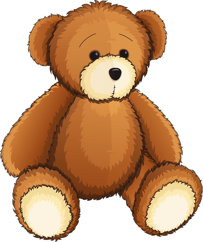 Teddy Clipart Toy - Teddy Bear Clipart Png (671x800), Png Download