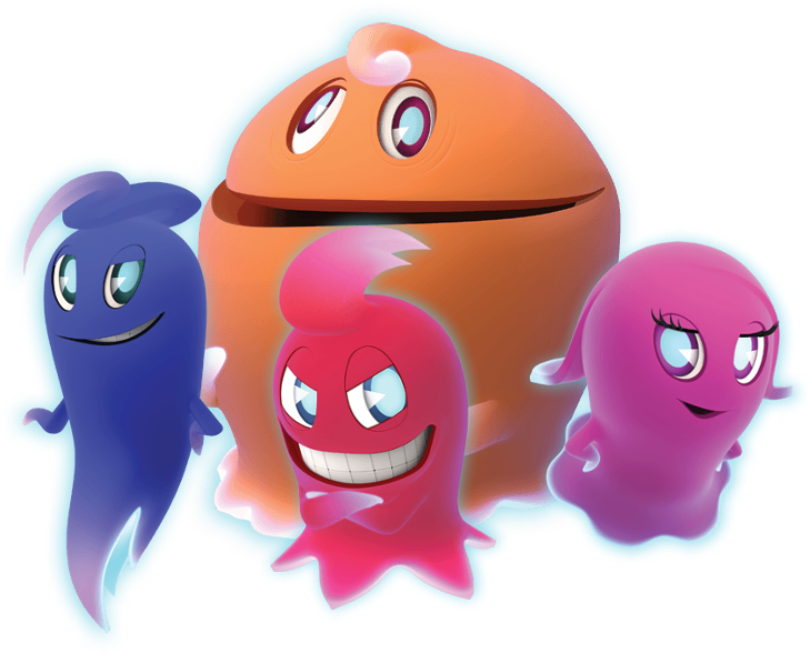 Ghosts - Pac Man Ghostly Adventures Ghosts (826x634), Png Download