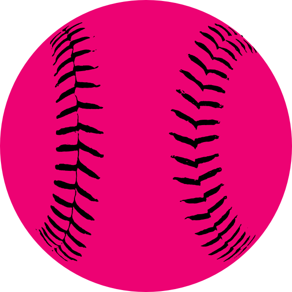 Softball Png Image Background - Softball Round Ornament (600x600), Png Download