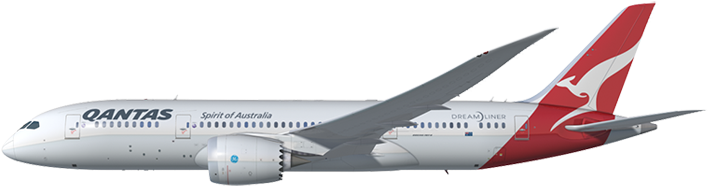 Qantas Plane Transparent Background Png - Model Aircraft (1000x445), Png Download