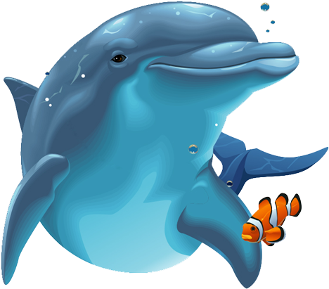 Dolphin Png Image - Dolphin Slot Game Png (576x480), Png Download