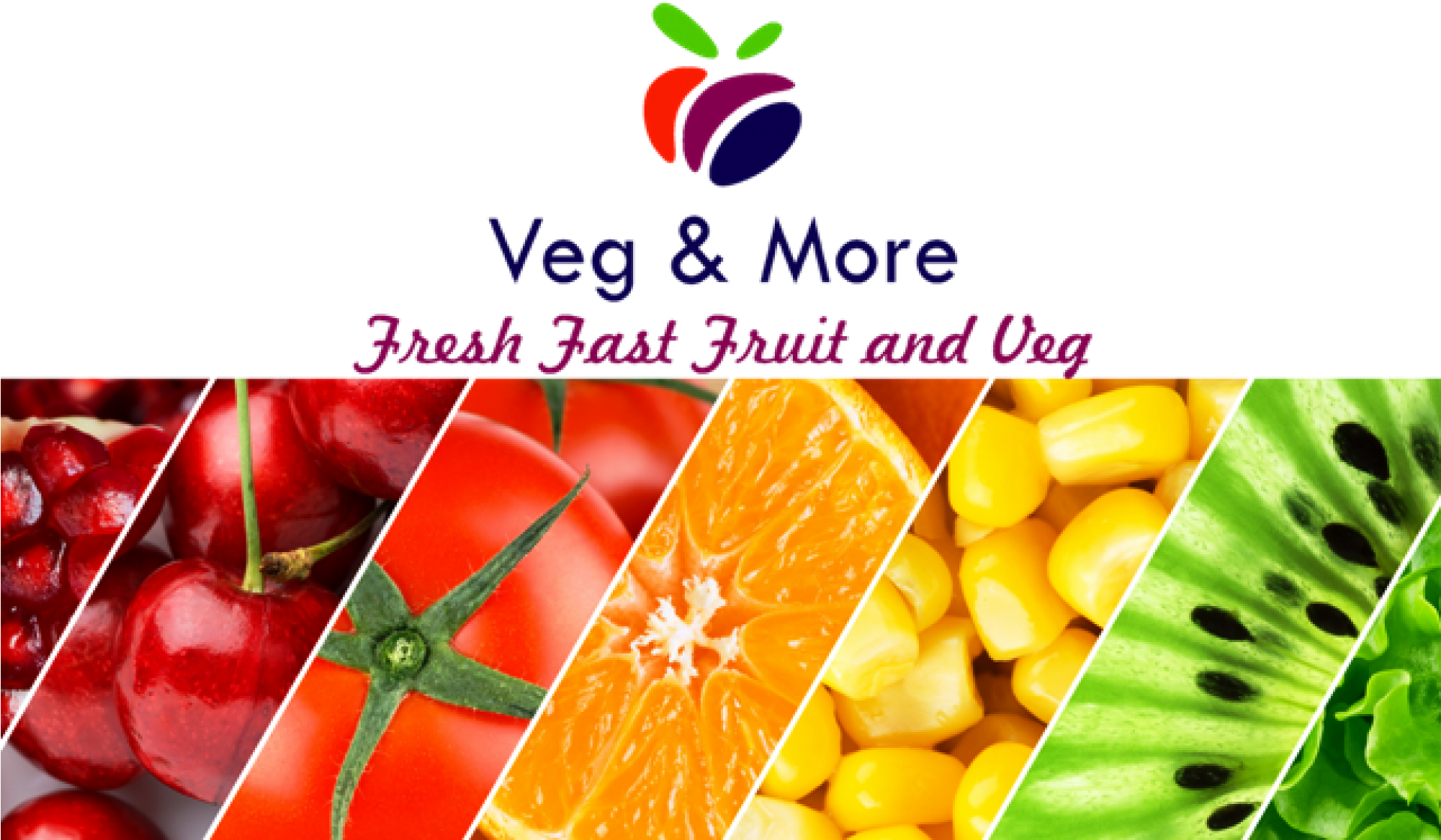 Cropped Color Berries Smaller - Fruits And Vegetables Png (2000x1200), Png Download