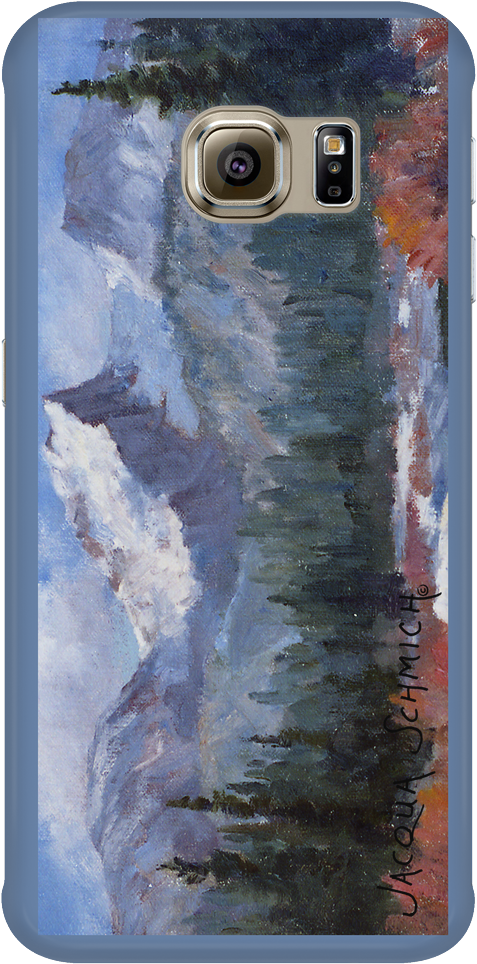 Phone Case Galaxy S6 Edge Hallett Peak Jacqua Schmich - Smartphone (1024x1024), Png Download