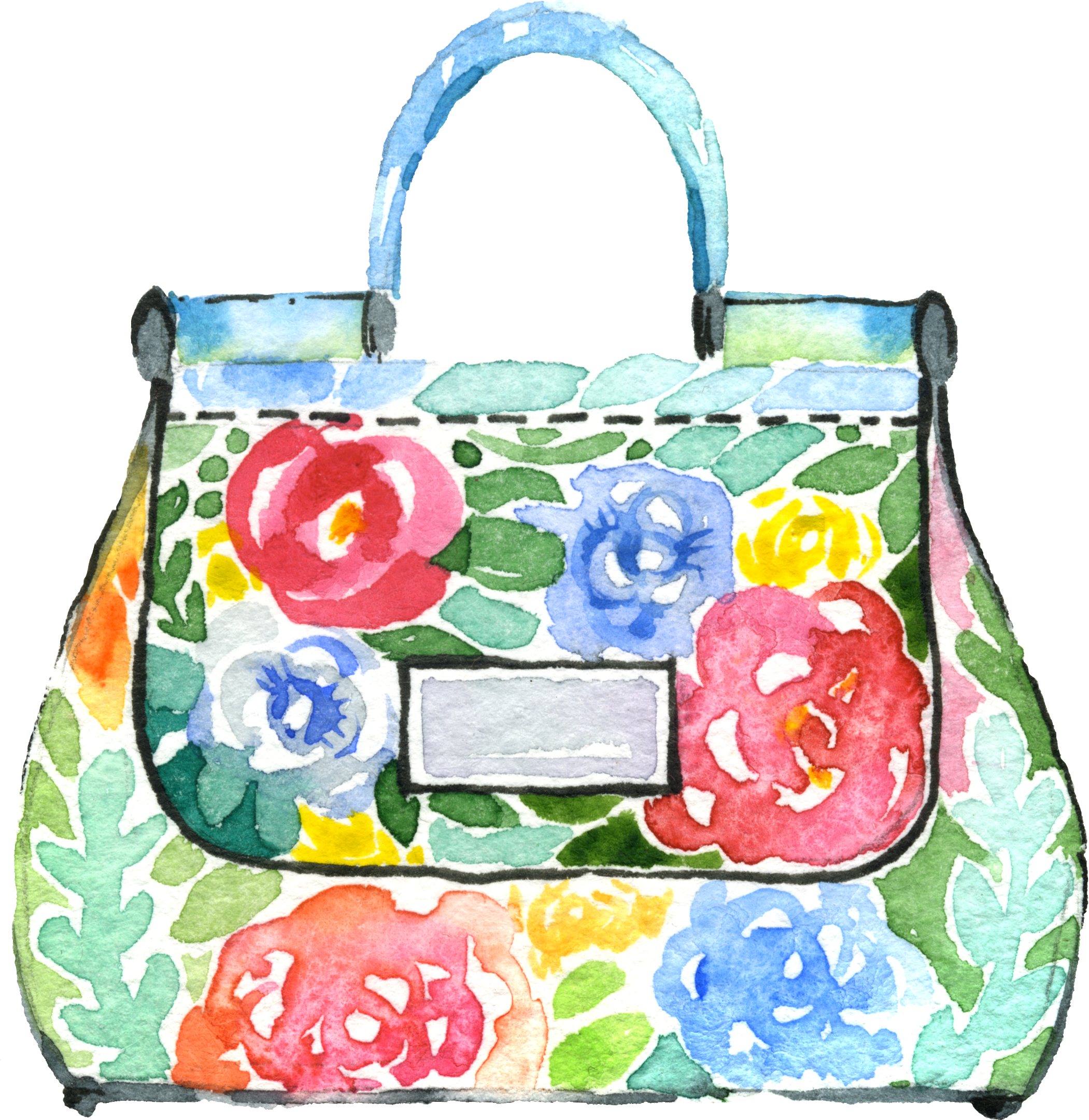 Fashionwatercolorclipart (2101x2160), Png Download