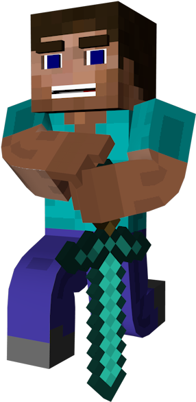 How To Put Images On Your Planet Minecraft Profile - Minecraft Steve Pvp Png (800x600), Png Download