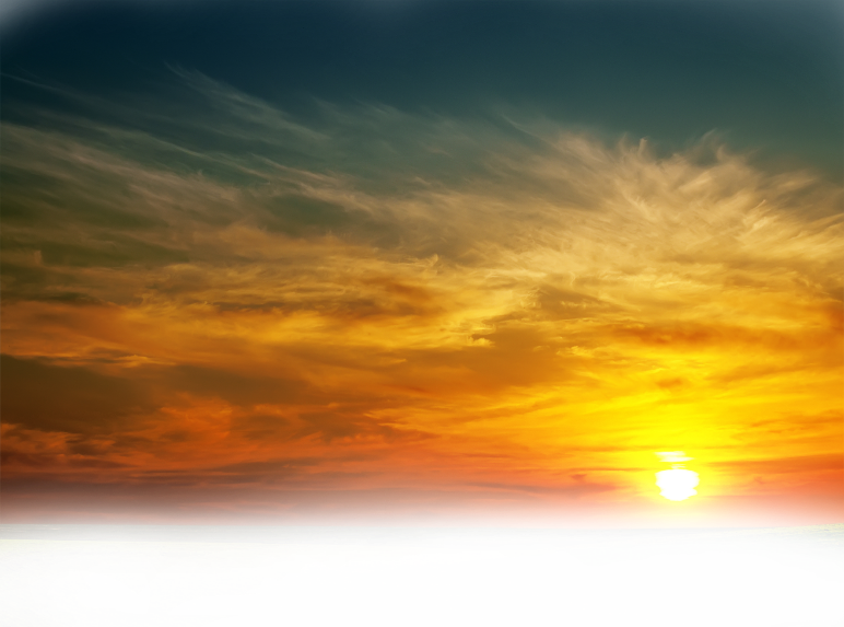 Clouds Sun Background Ftestickers - Transparent Sunset Png Hd (772x573), Png Download