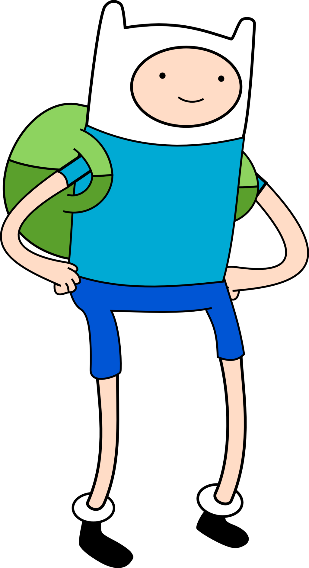 Download Finn The Human - Cartoon Character Adventure Time PNG Image with  No Background 