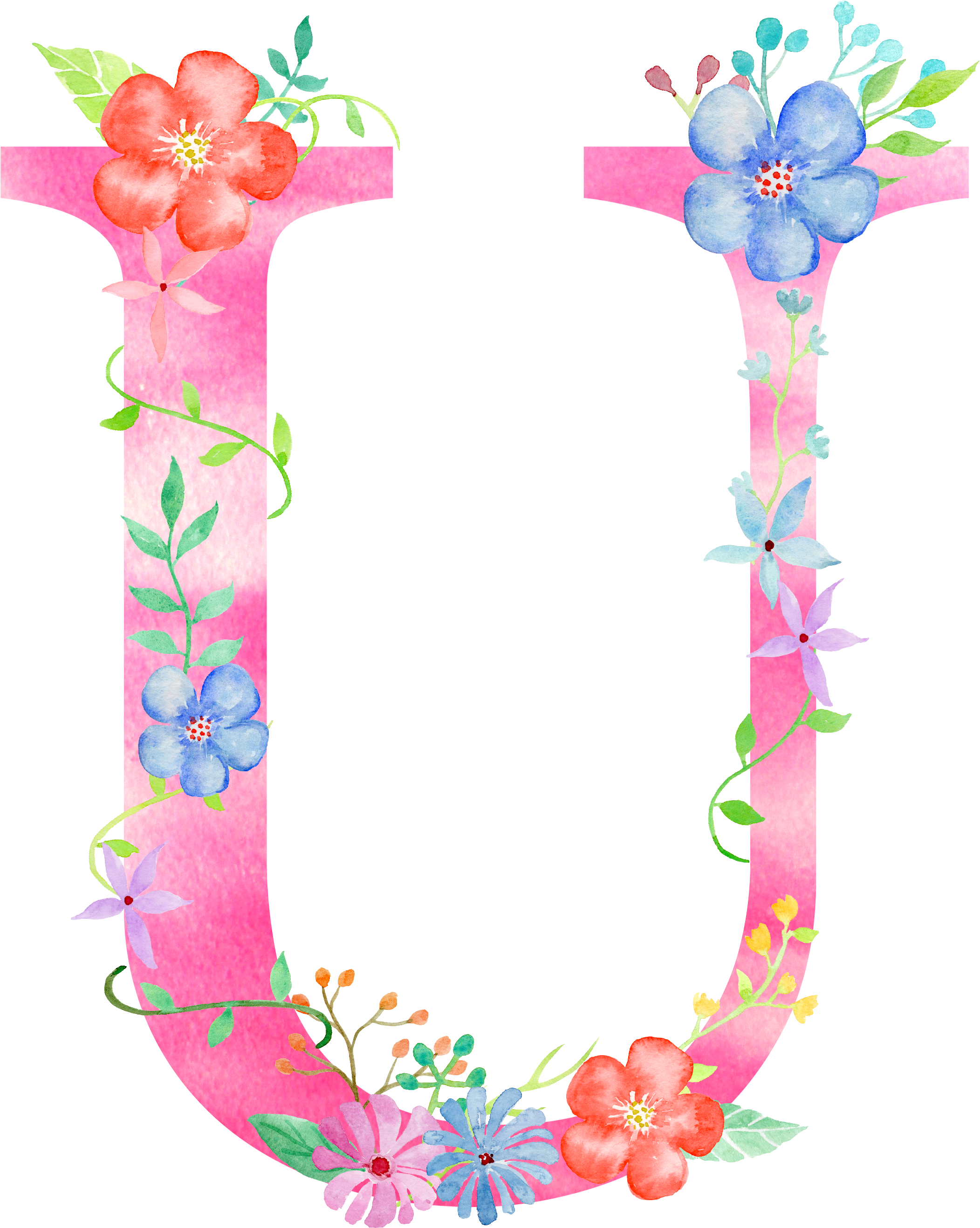 Find This Pin And More On Watercolour Lettering By - Letter (2400x3000), Png Download