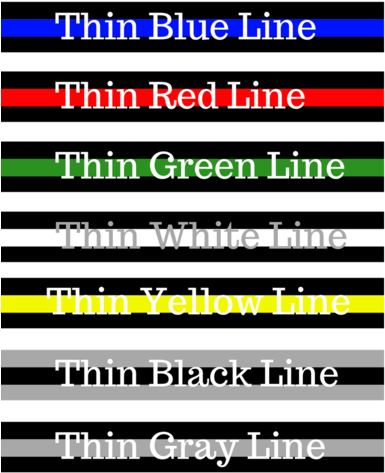 What Do The Thin Line Colors Mean - The Thin Red Line (384x480), Png Download