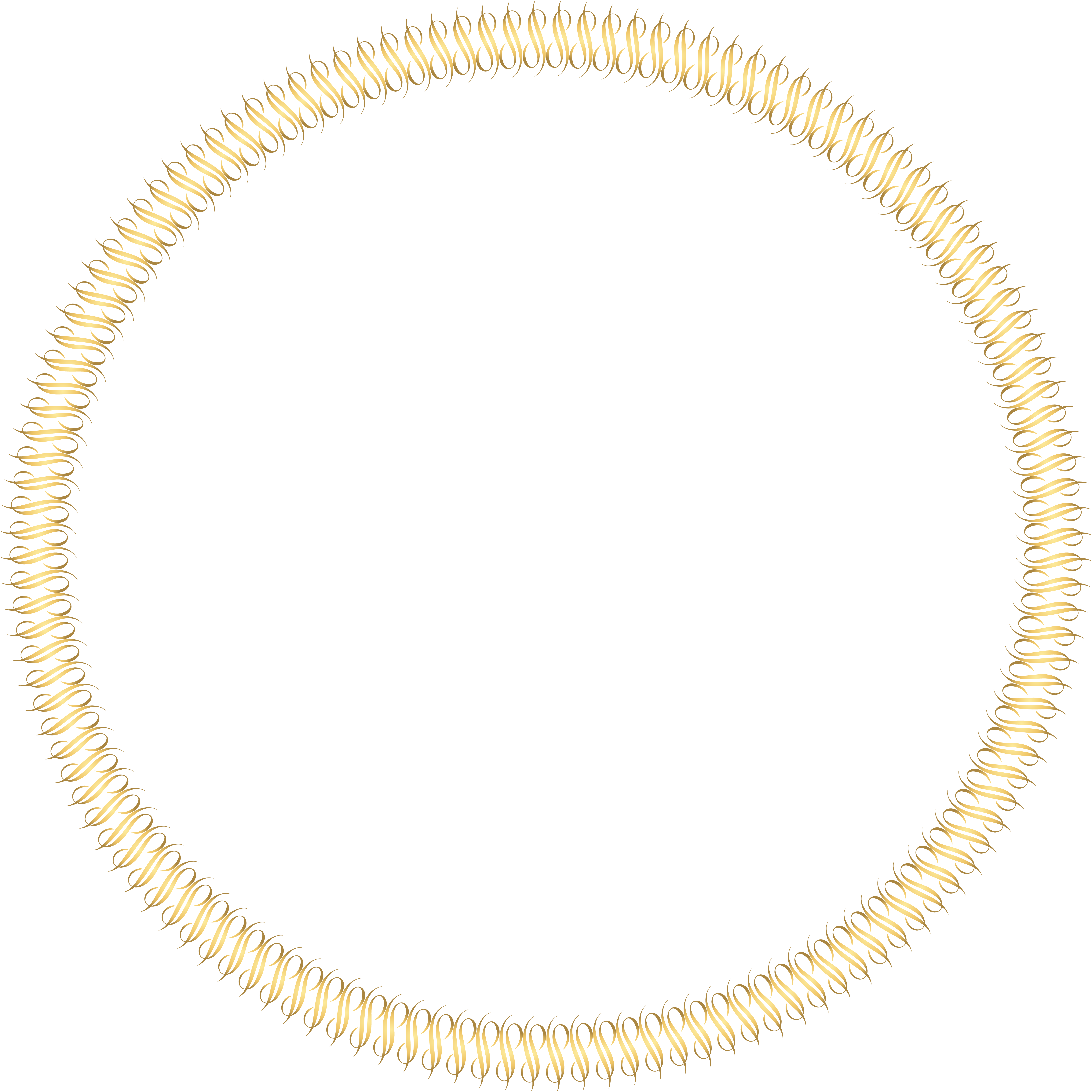 Gold Chain Png (8000x7999), Png Download