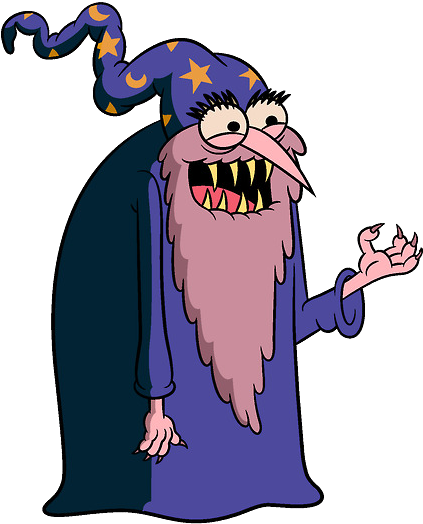 Transparent Evil Wizard - Mago Malvado Tio Grandpa (511x556), Png Download