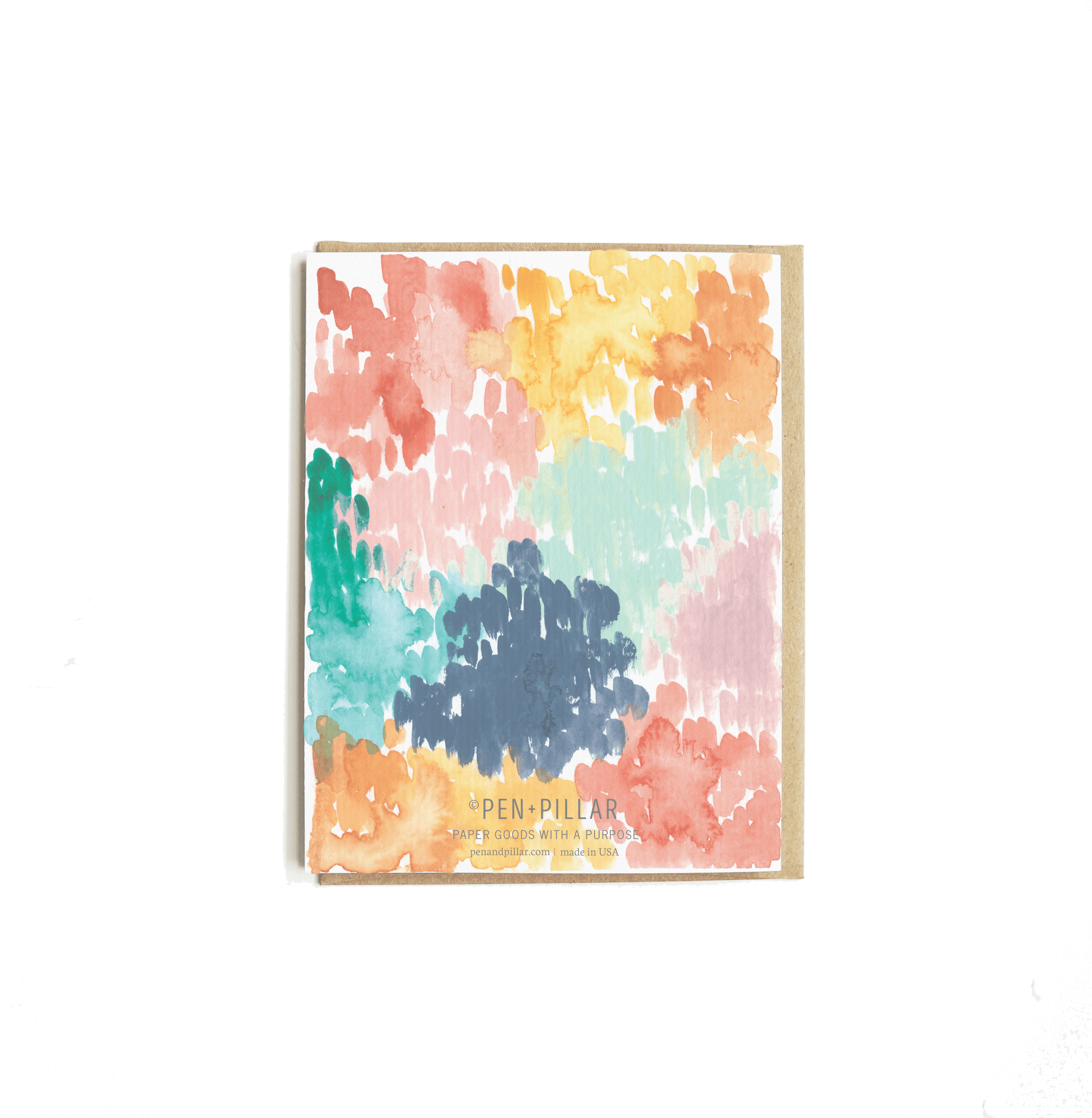 Rainbow Watercolor Thank You Card - Greeting Card Rainbow (3116x3190), Png Download