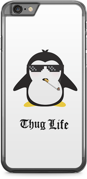 Apple Cases - Thug Life Penguin (600x600), Png Download
