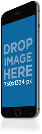 Iphone 6 Png Angled With Clear Background Mockup - Iphone 7 Angled (640x480), Png Download