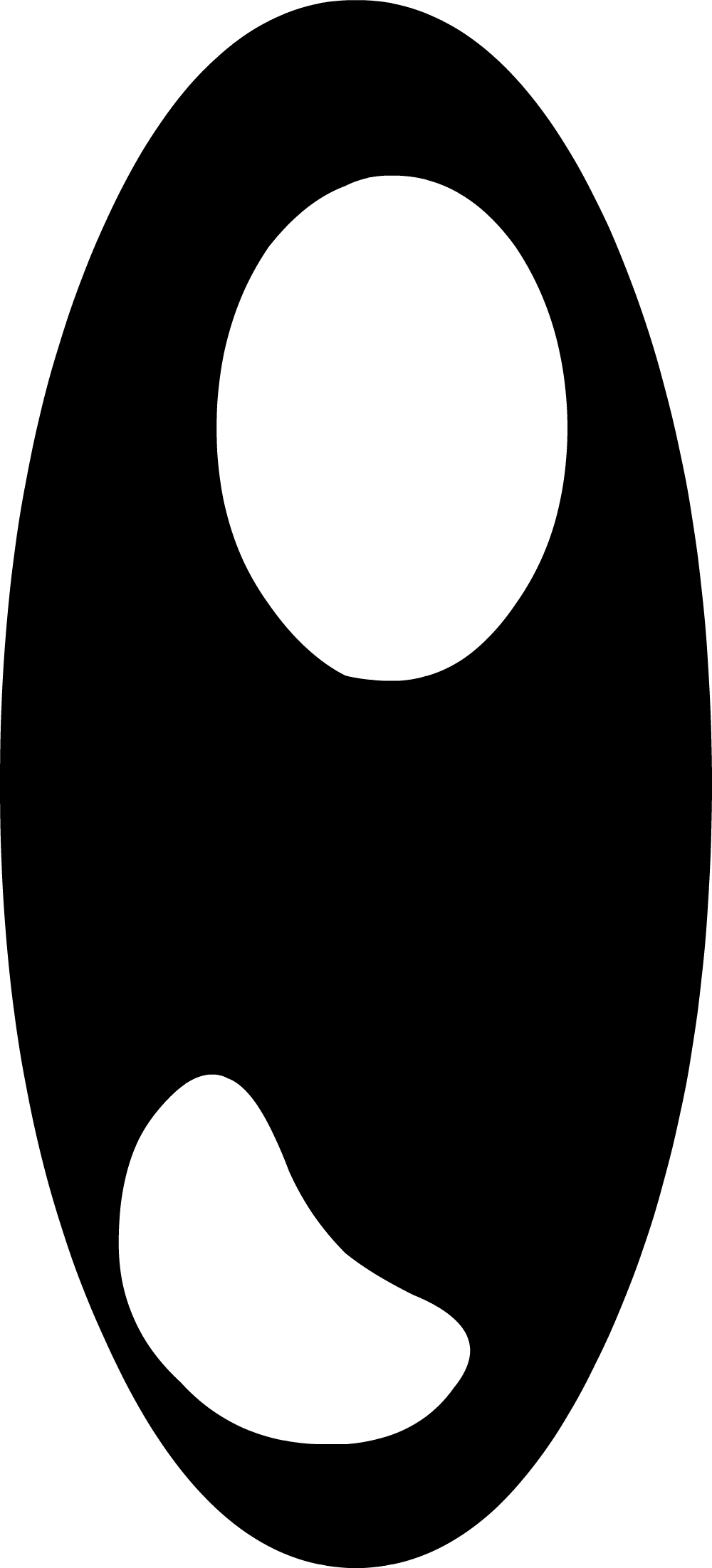 New Cute Eye - Cute Eye Png (1000x2203), Png Download