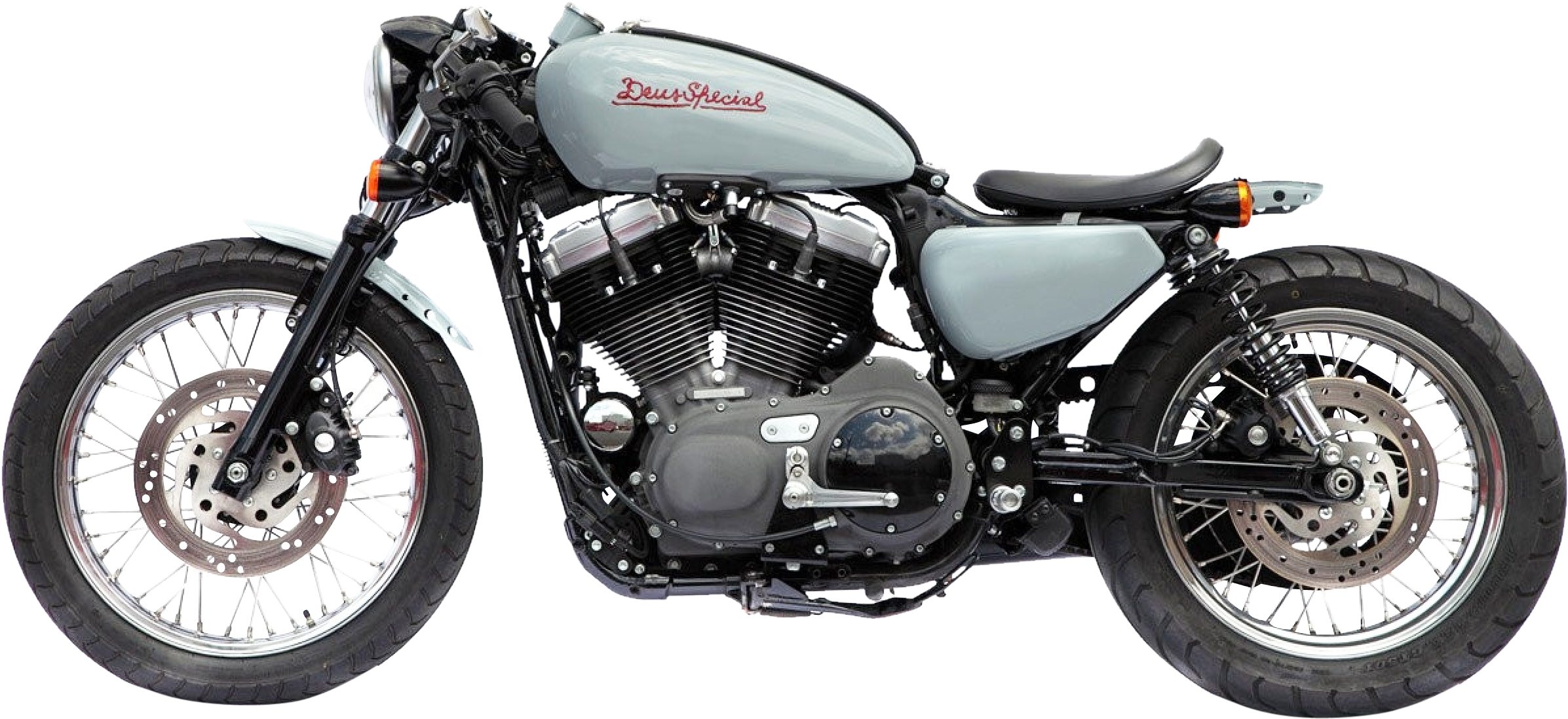 Australia Based Tuner Deus Ex Machina Has Turned The - Cafe Racer Harley Davidson (2490x1257), Png Download