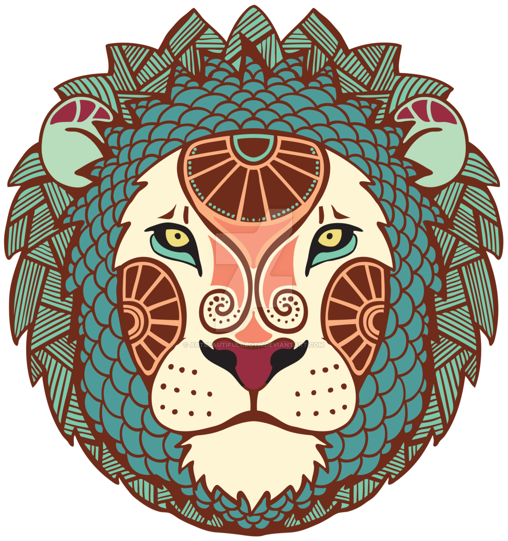 Lion Head Png Transparent Image - Lion Head Png (1024x1091), Png Download