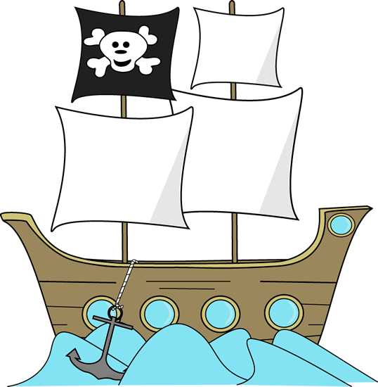 Picture Freeuse Guarantee Boat Free On Dumielauxepices - Pirate Clipart (538x550), Png Download