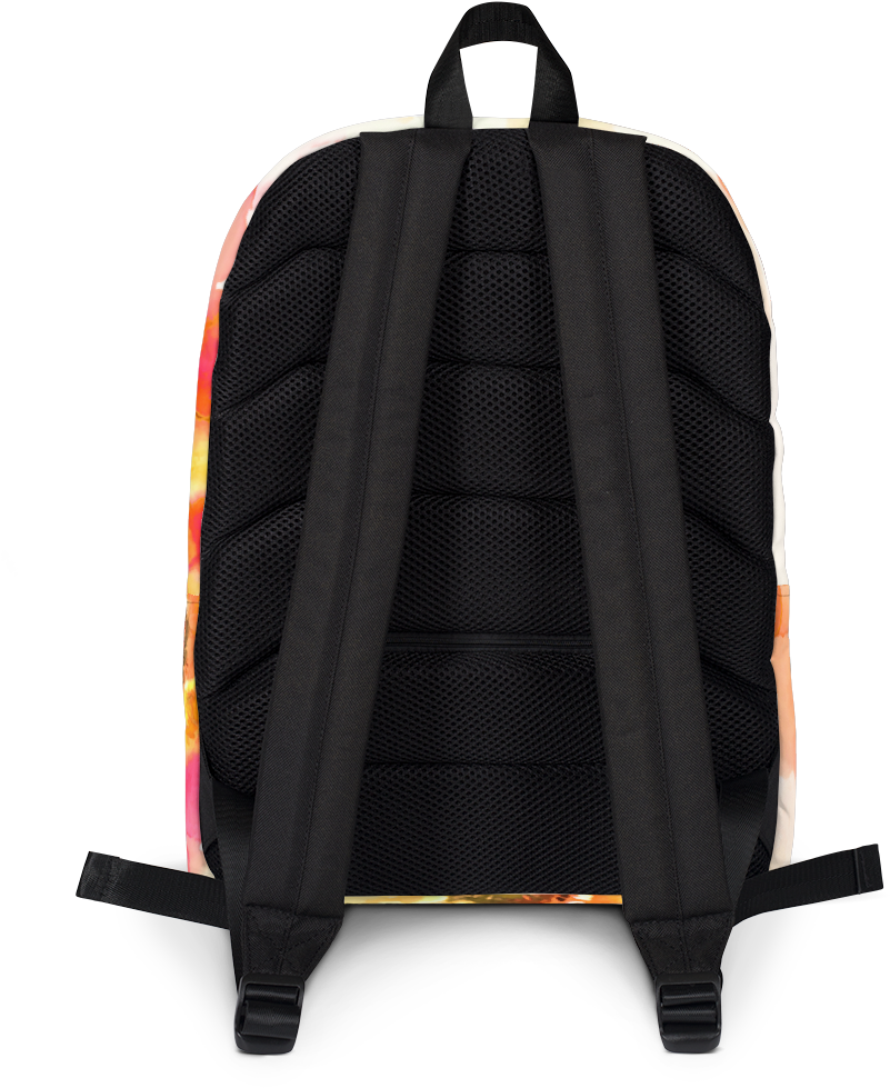 Watercolor Anemones Orange & Yellow Backpack - Backpack (1000x1000), Png Download