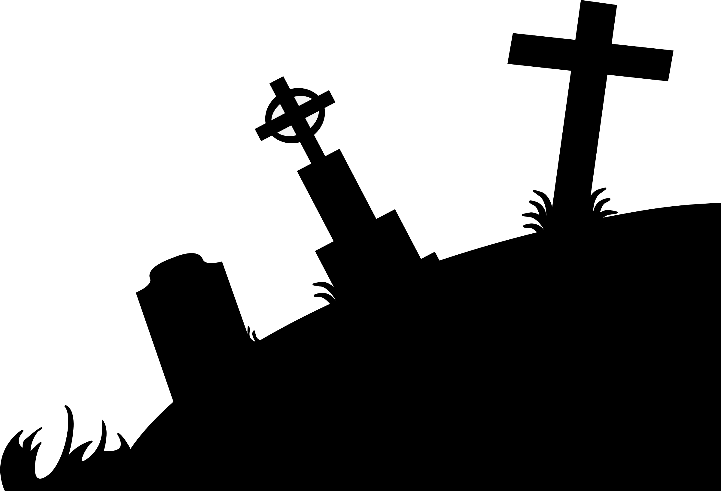 Halloween Png Image - Graveyard Clipart (430x293), Png Download