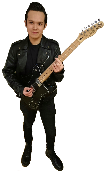 Joshua Woo Josh Woo Guitar - Guitarist Png (450x723), Png Download