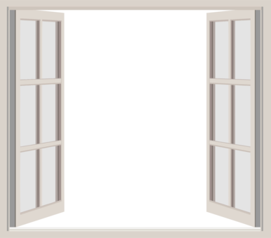 Window Picture Frames Door Building Chambranle - Window Frame Clipart (387x340), Png Download