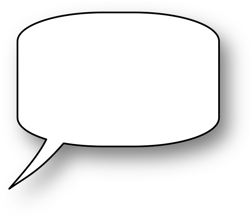 Quote Clipart Speech Bubble - Thought Bubble With Black Background (600x522), Png Download