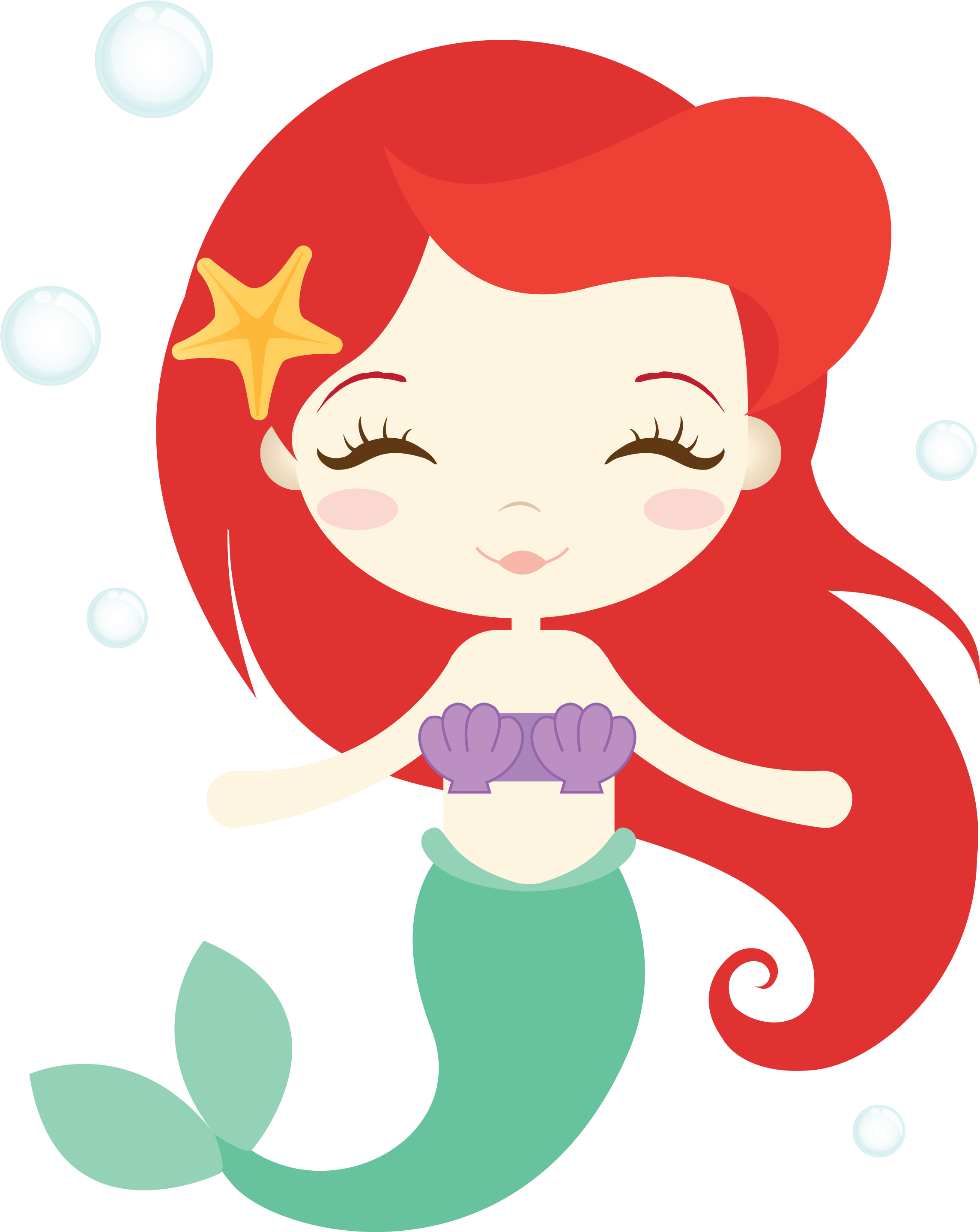 Little Mermaid PNG Transparent