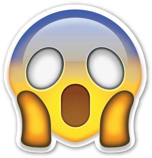 Shocked Emoji - Emoji Shock Png (462x480), Png Download