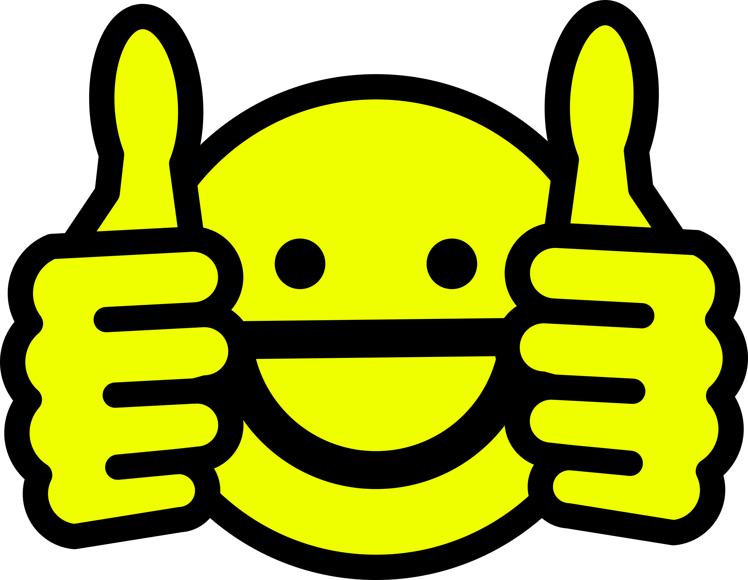 Download Awesome Happy Face Clipart Transparent Thumbs Up Emoji