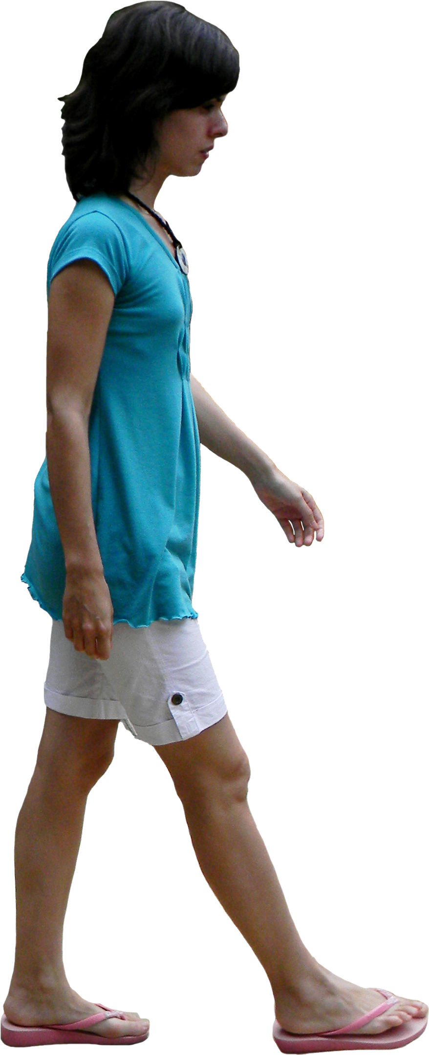 Girl-walking - Best Walking Girl Png (436x1024), Png Download