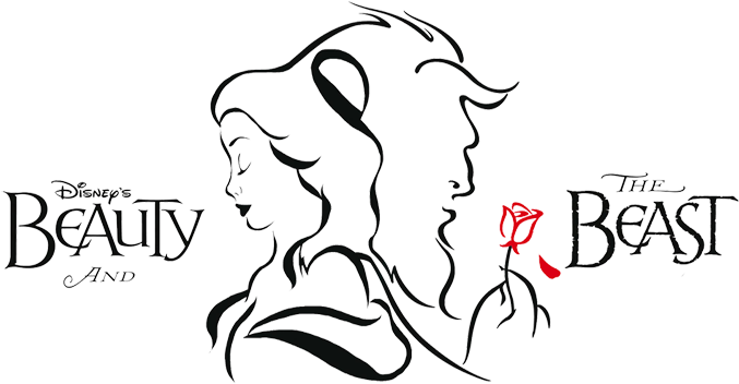 Beauty And The Beast Png Transparent Picture - Beauty And The Beast Drawing (700x360), Png Download