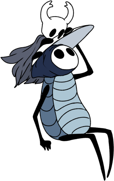 I Forgot To Upload This But- - Hollow Knight And Quirrel (477x750), Png Download