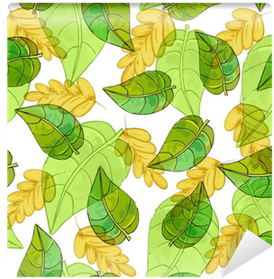 Seamless Texture Of Watercolor Floral Wall Mural • - Illustration (400x400), Png Download