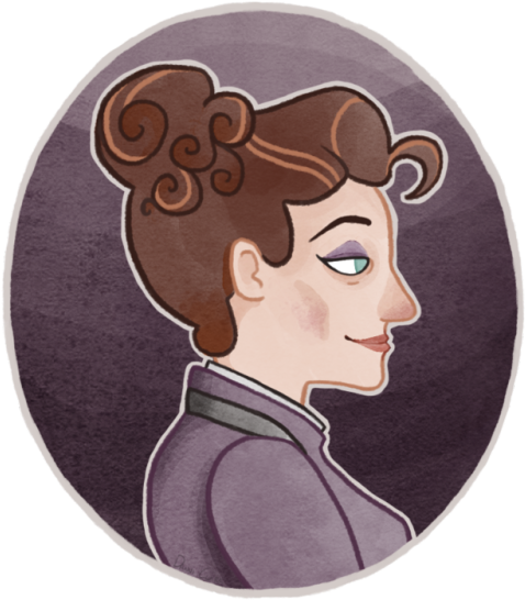 Been Wanting To Do A Missy Piece For A While, She's - Watercolor Painting (500x566), Png Download