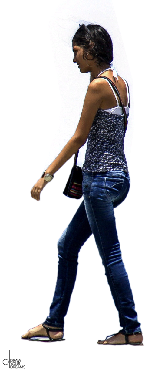 Personas Drawyourdreams - Girl (548x1252), Png Download