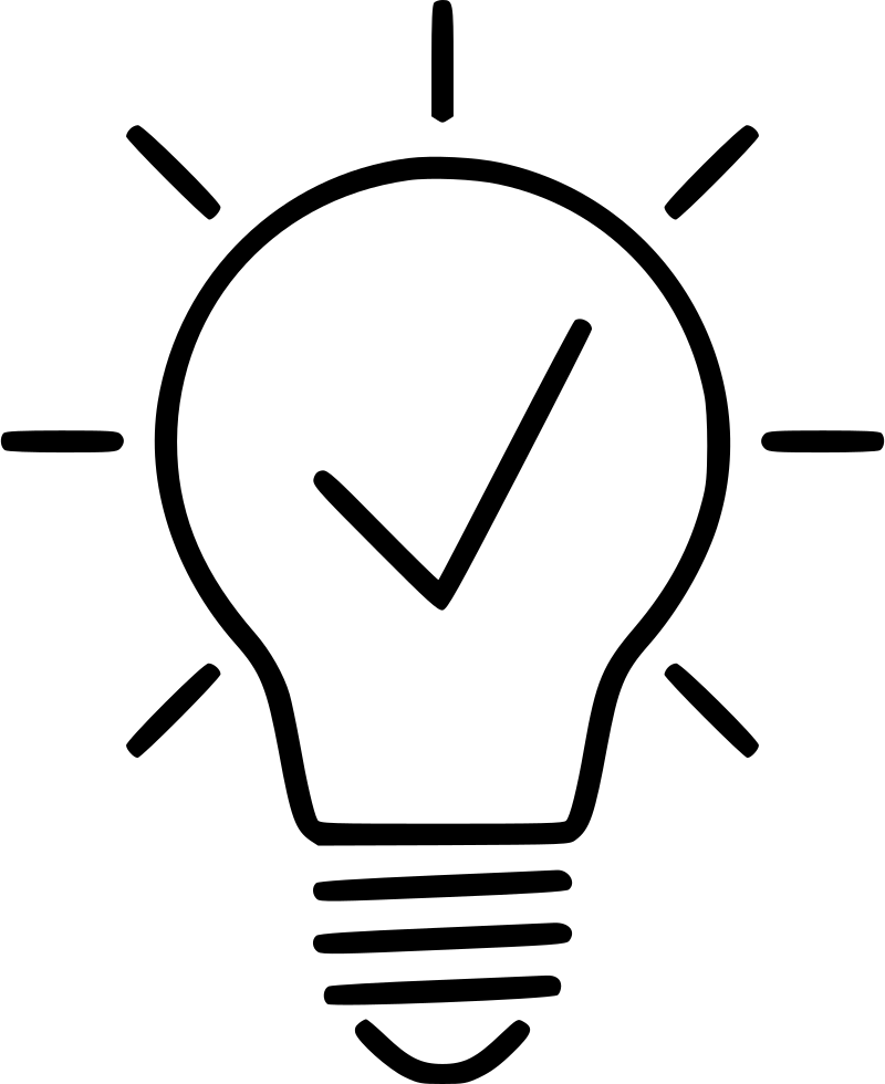 Creative Idea Light Bulb Innovation Svg Png Icon Free - Light Bulb Drawing Png (800x980), Png Download