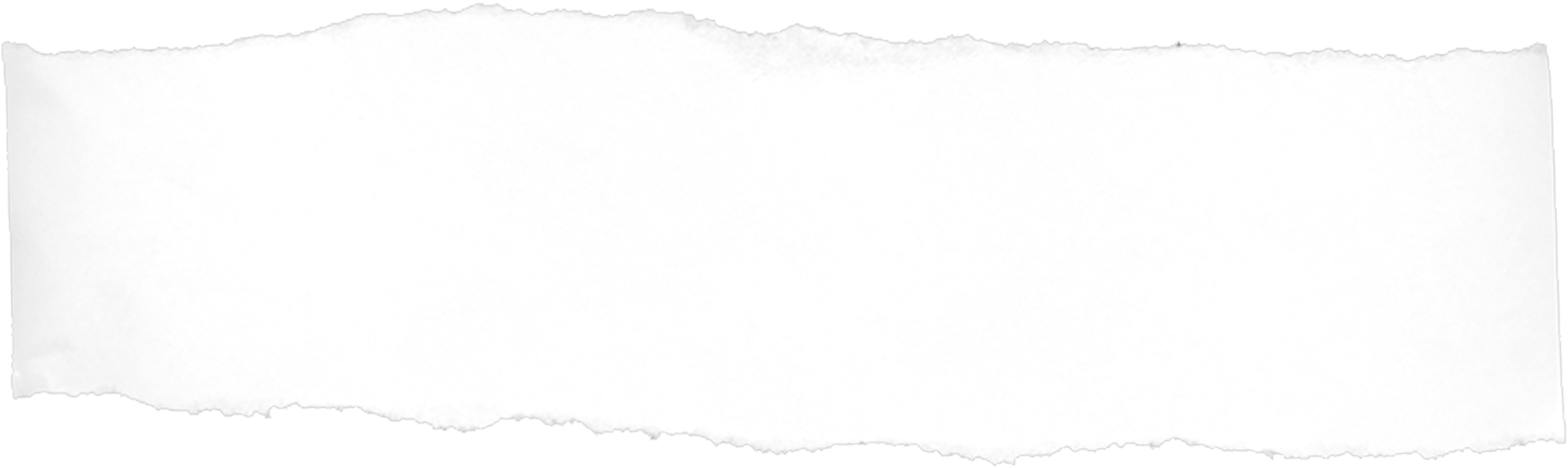 Drawing Paper Ripped - Line Art (3101x1030), Png Download