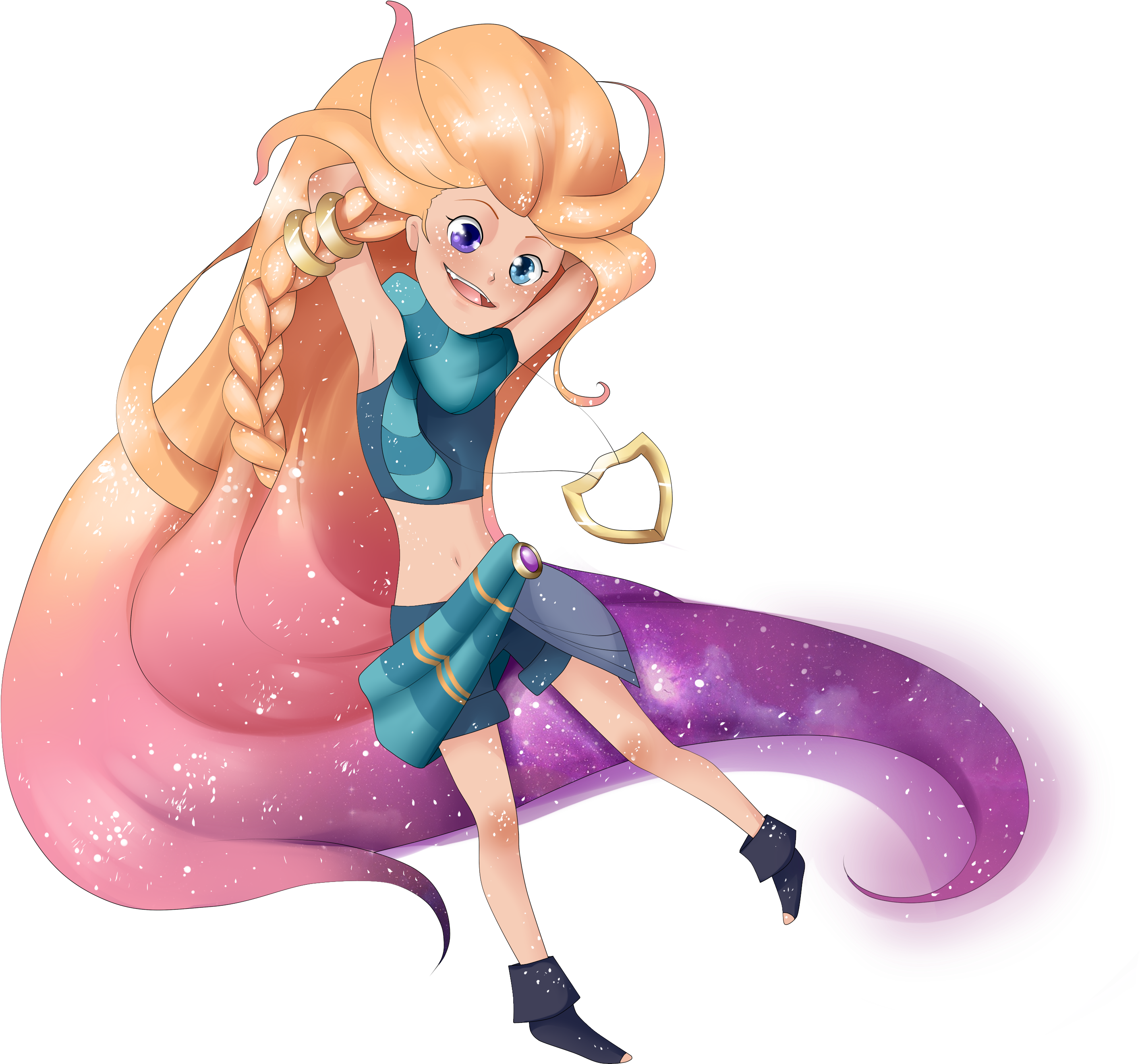 View Fullsize Zoe Image - Zoe League Of Legends Png (3000x2743), Png Download