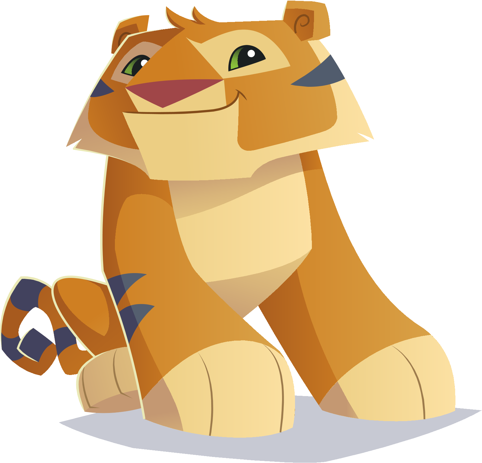 Renovated Art Tiger - Animal Jam Tiger (1598x1536), Png Download