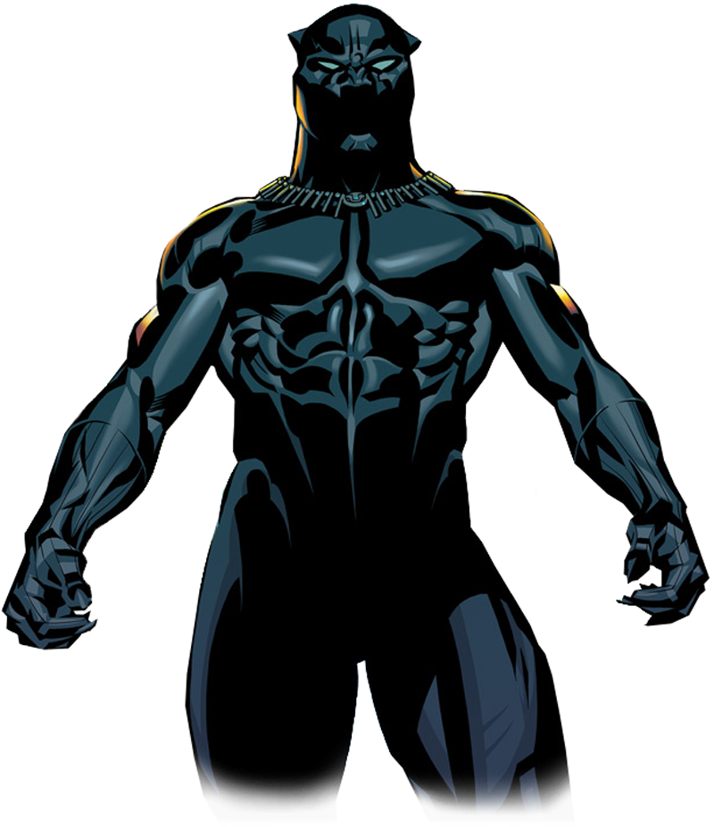 The Rise Of The Black Superhero - Black Panther Png Comic (800x927), Png Download
