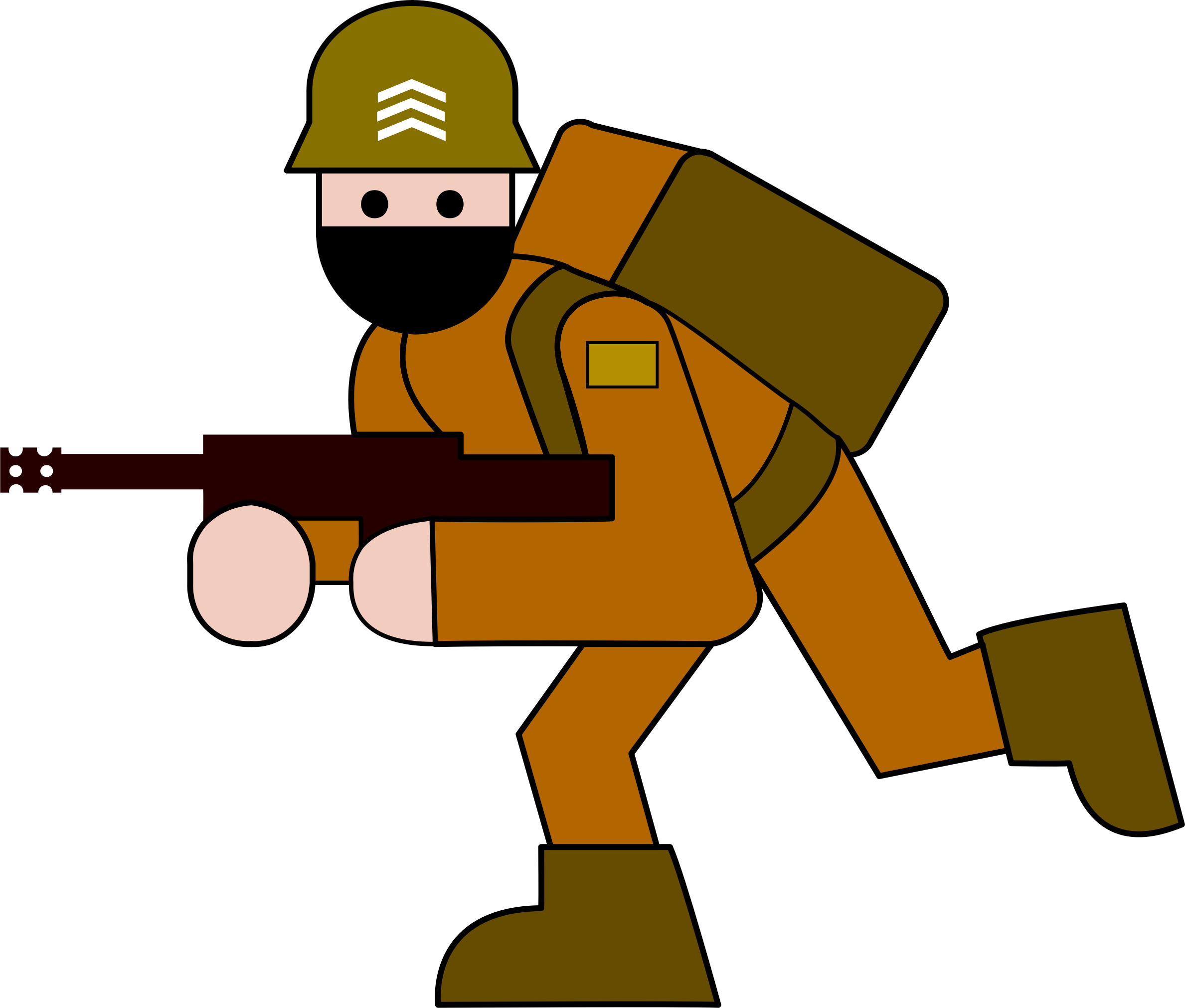 Big Image - Soldier (2377x2021), Png Download