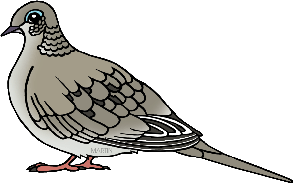 Useful For Developer Mourning Dove Clipart Bese64 Converted - Mourning Dove Clipart (648x399), Png Download