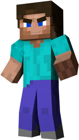 Steve - Стив Майнкрафт Пнг (285x500), Png Download